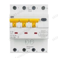KARAT Автоматический выключатель дифференциального тока АВДТ 34 C32 30мА тип A IEK