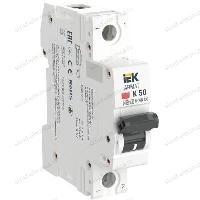 ARMAT Автоматический выключатель M06N-DC 1P K 50А IEK