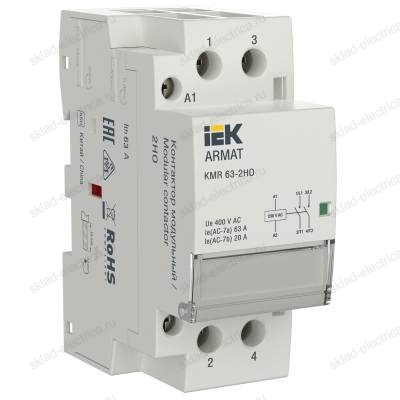 ARMAT Контактор модульный KMR 63А 230В AC 2НО IEK