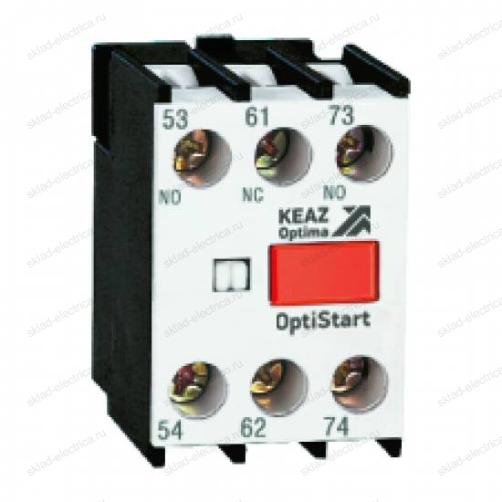 Блок контактный OptiStart K-FX-48421 фронтальный 2НО+1НЗ для F-09..(A)F-150 и FR