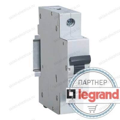 Автоматический выключатель онополюсный 40А хар-ка С Legrand 419668
