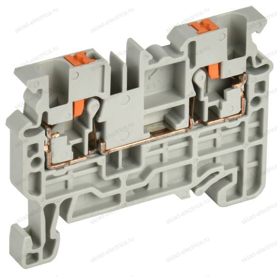 Колодка клеммная CP 2,5мм2 серая IEK