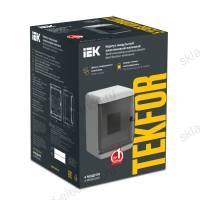 TEKFOR Mini Корпус пластиковый КМПн-4 IP41 белый IEK