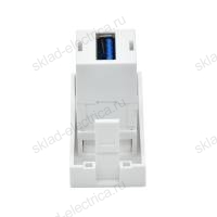 PRIMER РКЮ-10-00-П Розетка USB A 3.0 (1 модуль) белая IEK