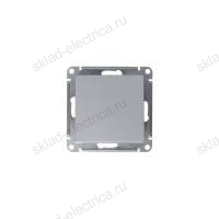 Выключатель одноклавишный проходной ATN000361 Schneider Electric Atlas Design алюминий