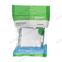 Выключатель одноклавишный проходной ATN000361 Schneider Electric Atlas Design алюминий