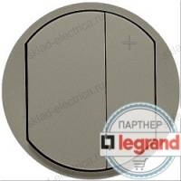 Светорегулятор с нейтралью Legrand Celiane 300 Вт для светодиодных ламп (титан) 68375 - 67085 - 80251