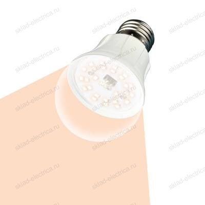 LED-A60-10W-SPFR-E27-CL PLP01WH Лампа светодиодная для растений. Форма A. прозрачная колба. Картон. ТМ Uniel