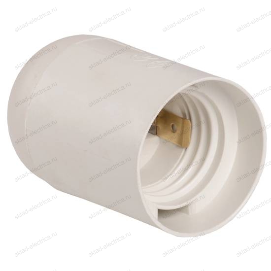 Патрон подвесной Ппл27-04-К02 пластик Е27 белый (50шт) (стикер на изделии) IEK