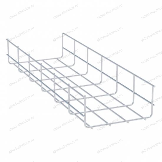 Лоток проволочный усиленный 80х600х3000-4,8 мм EKF
