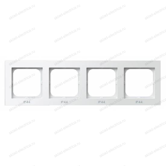 Ospel Sonata белый рамка 4-ая для выключатель IP-44