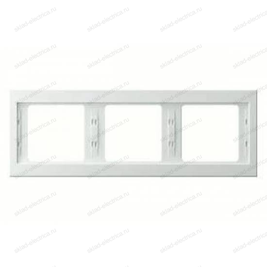 Рамка тройная, для горизонтального монтажа Berker K.1, белый глянцевый 13737009