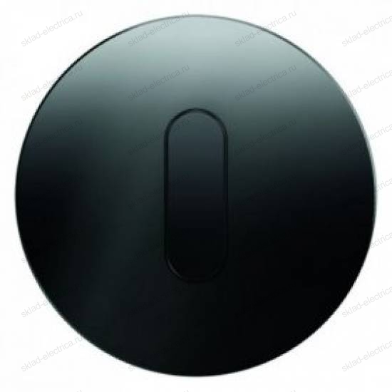 Поворотный выключатель-переключатель Berker R.classic черное стекло 387603 + 10012055