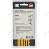 BRITE Рамка 2-местная РУ-2-2-Бр стекло розовый матовый IEK