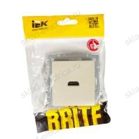 BRITE Розетка HDMI РHDMI-0-БрКр бежевый IEK