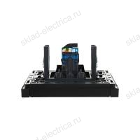 Розетка компьютерная RJ45 кат.6 FP131 черный IEK FORTE&PIANO