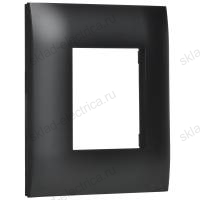 SKANDY Рамка 1-местная SK-F01Bl черный IEK