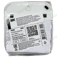 TORS Выключатель двухклавишный 10А IP55 TS205 белый IEK