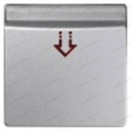 Накладка на выключатель под карточку Simon 82 Detail, алюминий