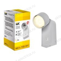 LIGHTING Светильник 4041 накладной настенный под лампу GX53 белый IEK