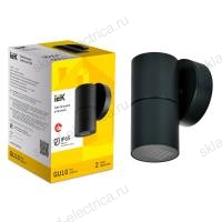 LIGHTING Светильник уличный 5112 настенный под лампу GU10 IP65 черный IEK