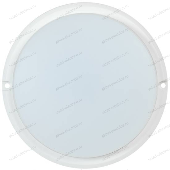 Светильник светодиодный ДПО 4001 8Вт IP54 4000K круг белый пластик IEK