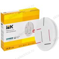 Светильник светодиодный ДПБ 2001 18Вт IP20 4000К круг белый IEK