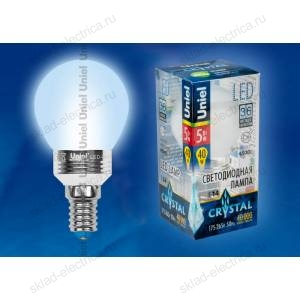 LED-G45P-5W/NW/E14/FR ALC02SL пластик