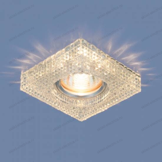 Встраиваемый потолочный светильник с LED подсветкой 2214 MR16 CL прозрачный