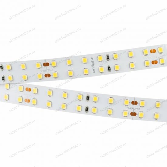 Светодиодная лента RT 2-5000 24V Warm2700 2x2 (2835, 980 LED, LUX) (Arlight, 20 Вт/м, IP20)