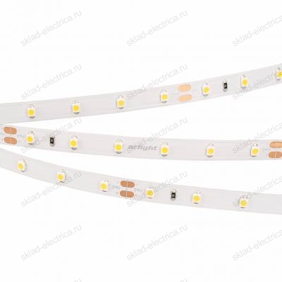 Светодиодная лента RT 2-5000 24V White6000 (3528, 300 LED, LUX) (Arlight, 4.8 Вт/м, IP20)