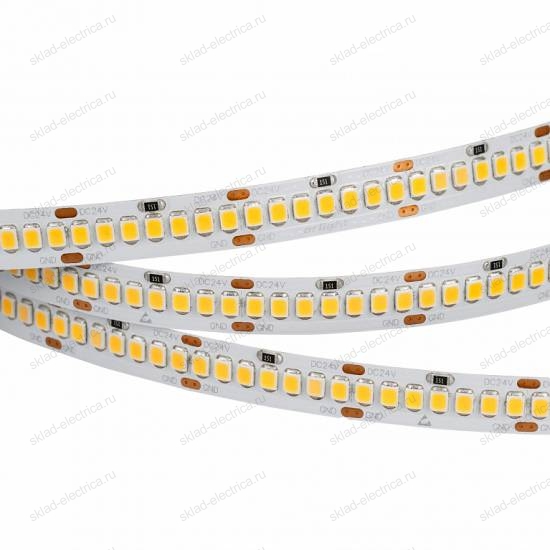 Светодиодная лента RT 2-5000 24V White5500 10mm (2835, 252 LED/m, LUX) (Arlight, 10 Вт/м, IP20)