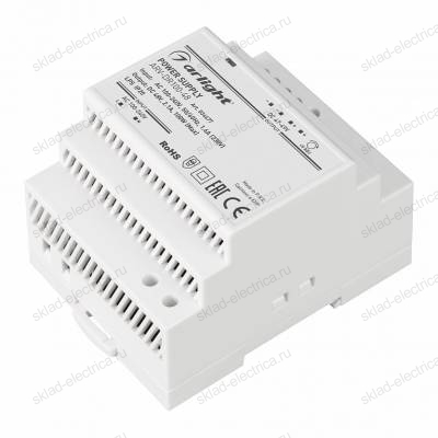 Блок питания ARV-DR100-48 (48V, 2.1A, 100W) (Arlight, IP20 DIN-рейка)