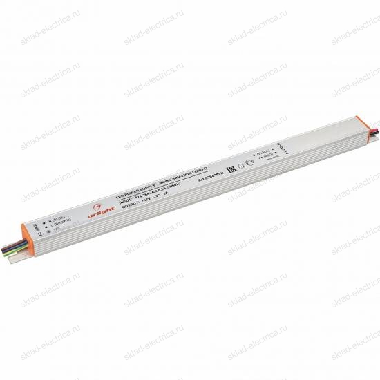 Блок питания ARV-12024-LONG-D (12V, 2A, 24W) (Arlight, IP20 Металл, 2 года)