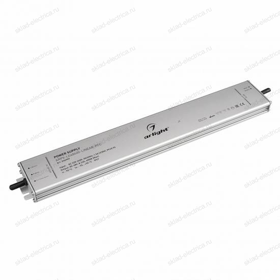 Блок питания ARPV-LG48400-LINEAR-PFC (48V, 8.33A, 400W) (Arlight, IP67 Металл, 5 лет)