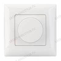 Панель SMART-P14-DIM-IN White (230V, 3A, 0-10V, Rotary, 2.4G) (Arlight, IP20 Пластик, 5 лет)