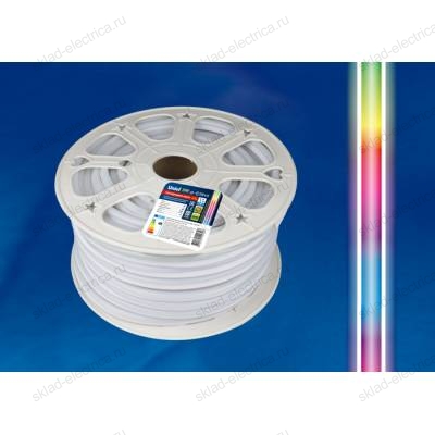 ULS-N22-5050-80LED/m-8mm-IP67-220V-10W/m-50M-RGB бобина